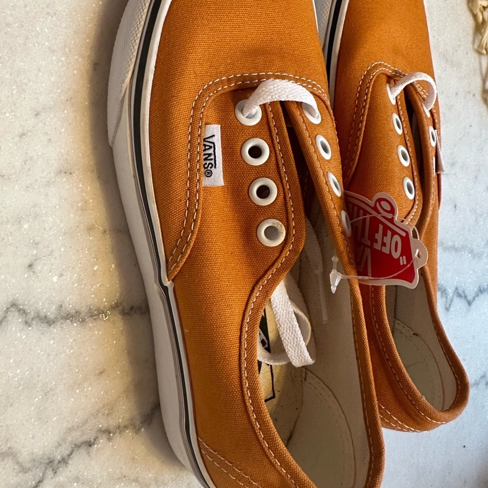 Vans Orange Canvas Sneakers - Picture 2 of 4